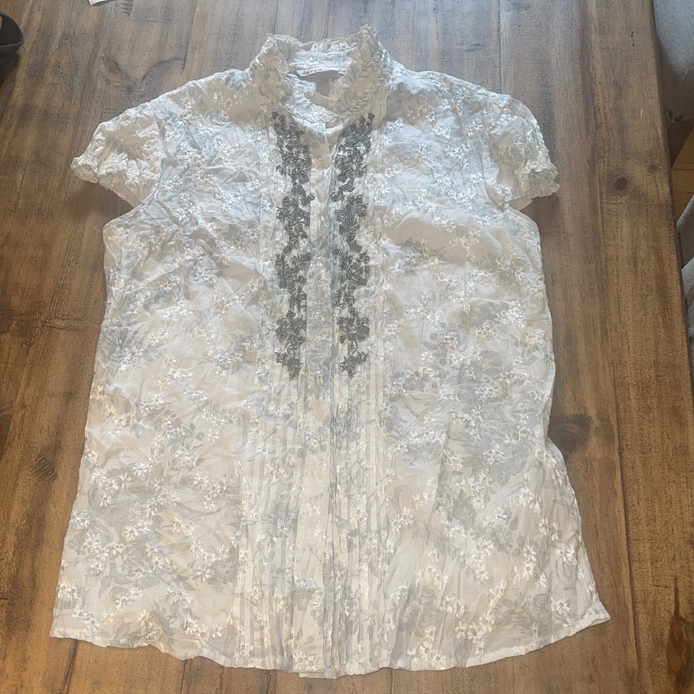 Peter Nygard Button Down Blouse - image 1
